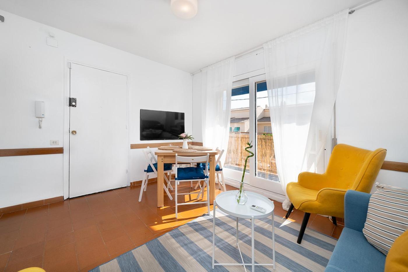 Beach Flat With Terrace Sant Salvador Luaran gambar