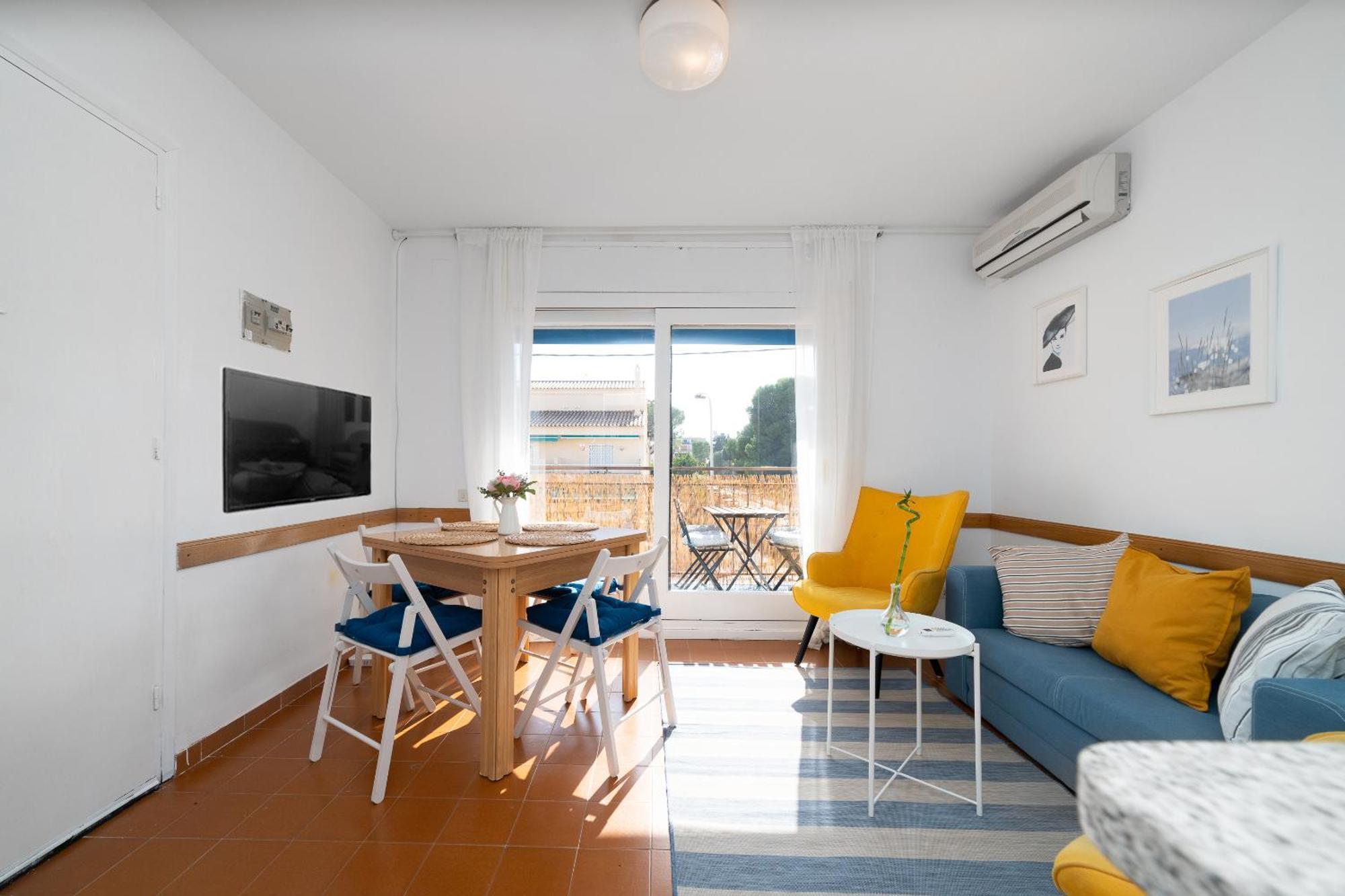 Beach Flat With Terrace Sant Salvador Luaran gambar